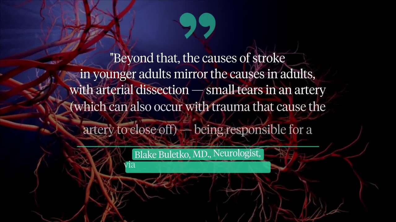 How common is it for young people to have strokes?